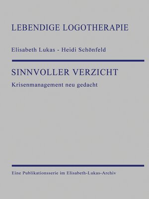 cover image of Sinnvoller Verzicht